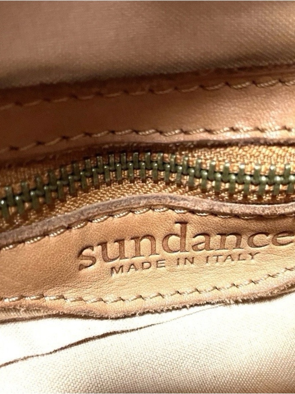 Sundance woven Italian leather bag purse - Picture 11 of 11